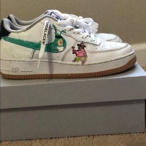 Custom SpongeBob Nike Air Force 1s